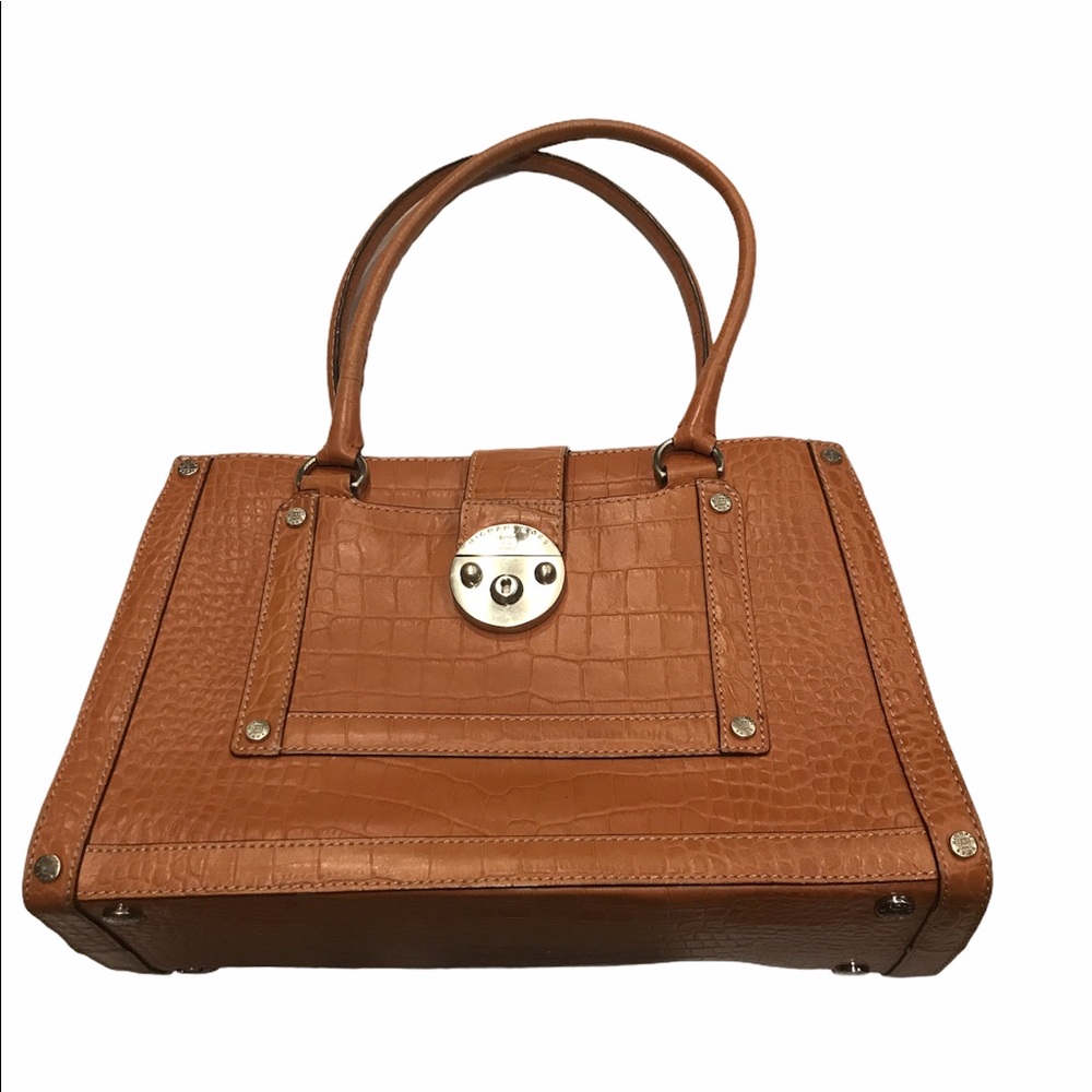 Vintage Michael Kors croc leather
